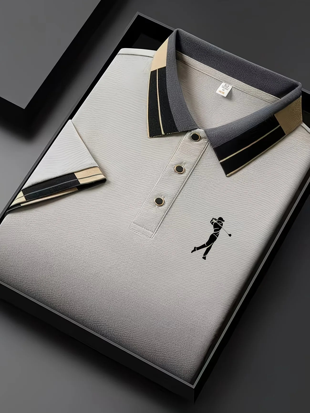 Men's Summer Business Casual Polo Shirt Short Sleeve Flip Collar Breathable T-Shirt Comfortable Lightweight Fashion Top