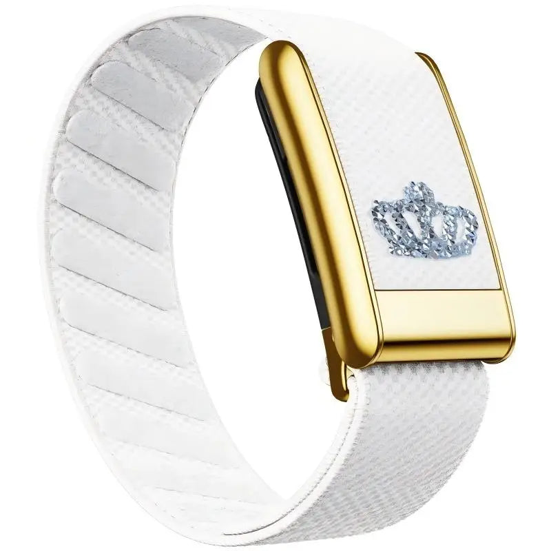 Whoop 5.0/MG Replacement Wristband New Model Waterproof Nylon Braided Sports Band Glossy Surface Metal U-Fit