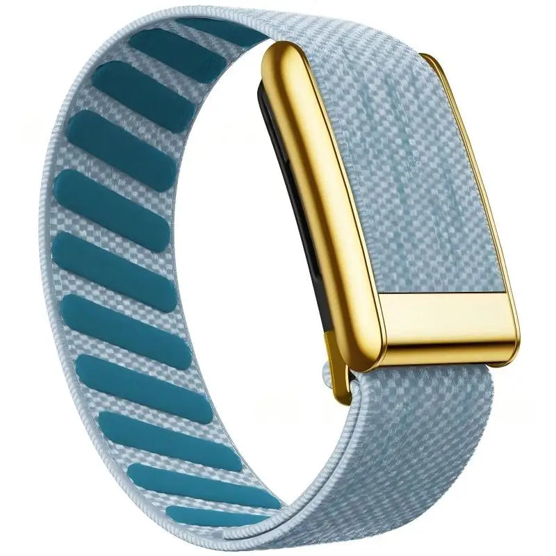 Whoop 5.0/MG Replacement Wristband New Model Waterproof Nylon Braided Sports Band Glossy Surface Metal U-Fit
