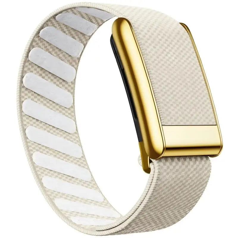 Whoop 5.0/MG Replacement Wristband New Model Waterproof Nylon Braided Sports Band Glossy Surface Metal U-Fit