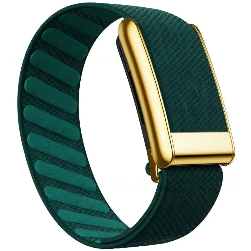 Whoop 5.0/MG Replacement Wristband New Model Waterproof Nylon Braided Sports Band Glossy Surface Metal U-Fit