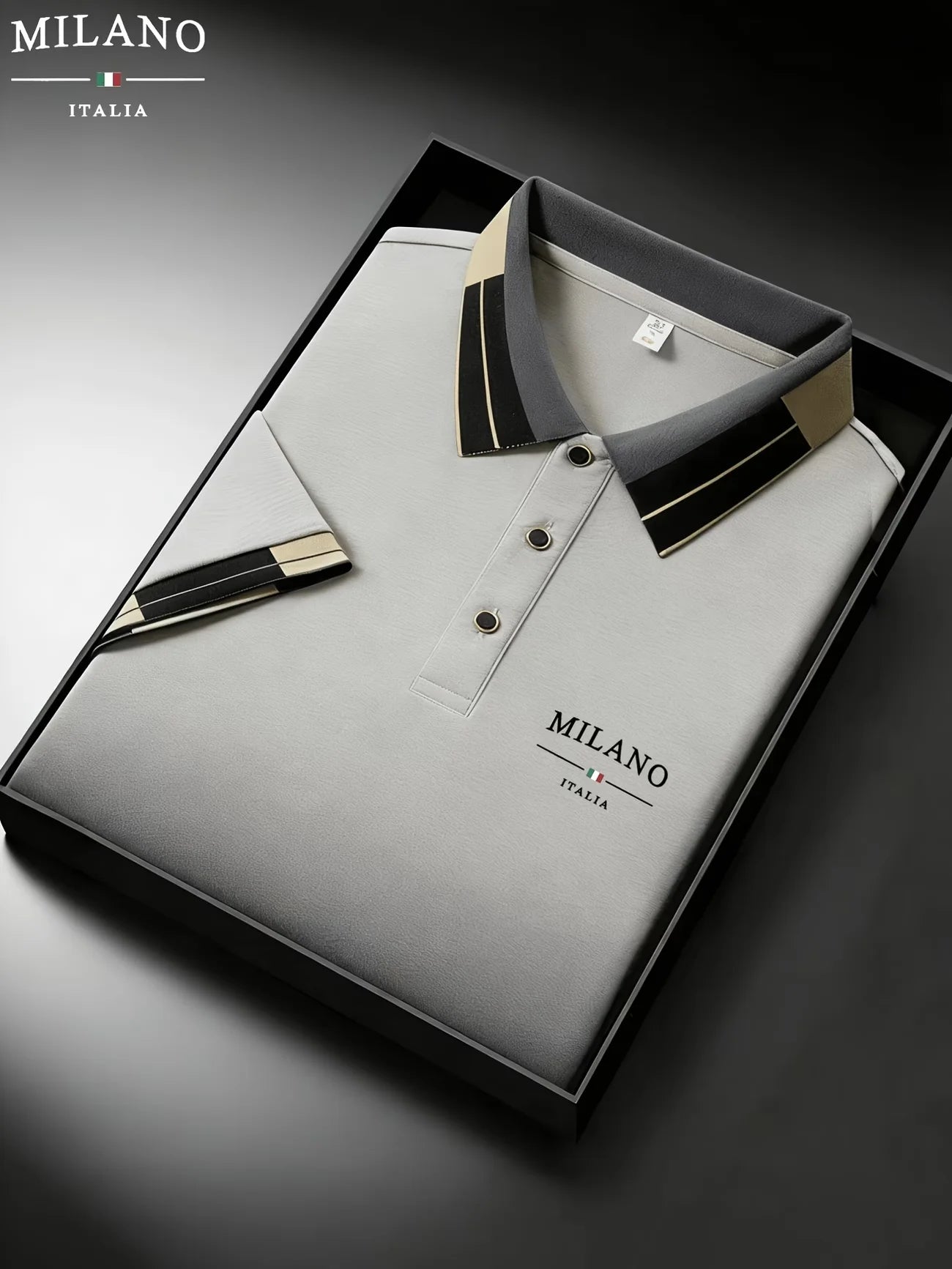 Men's Summer Business Casual Polo Shirt Short Sleeve Flip Collar Breathable T-Shirt Comfortable Lightweight Fashion Top
