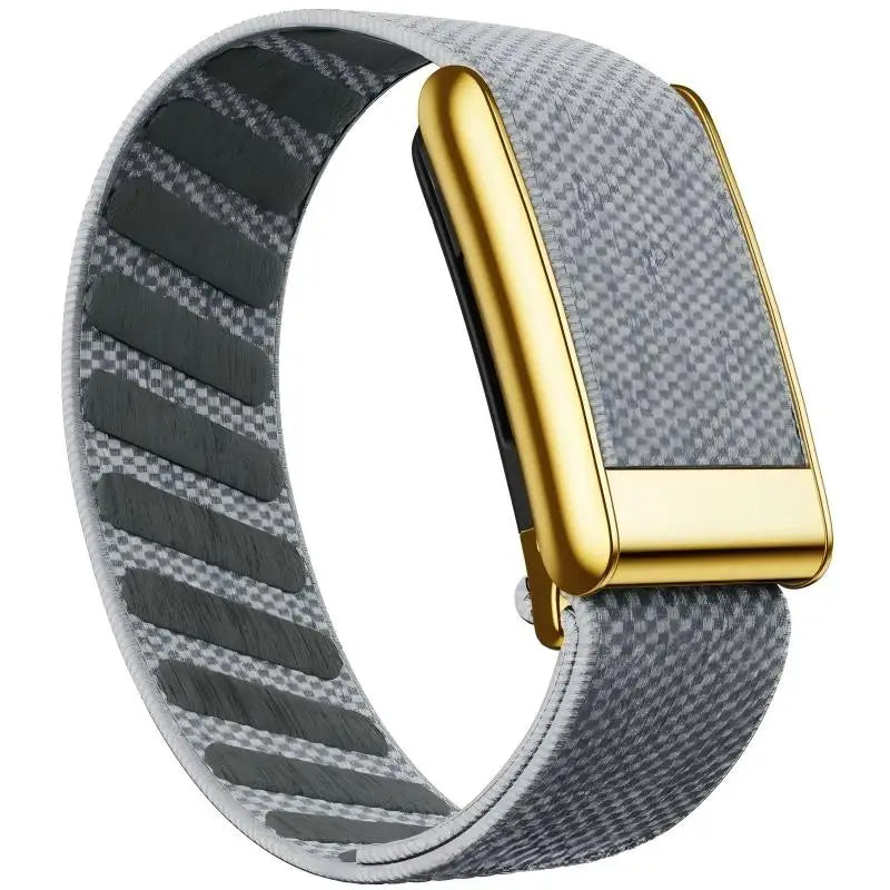 Whoop 5.0/MG Replacement Wristband New Model Waterproof Nylon Braided Sports Band Glossy Surface Metal U-Fit