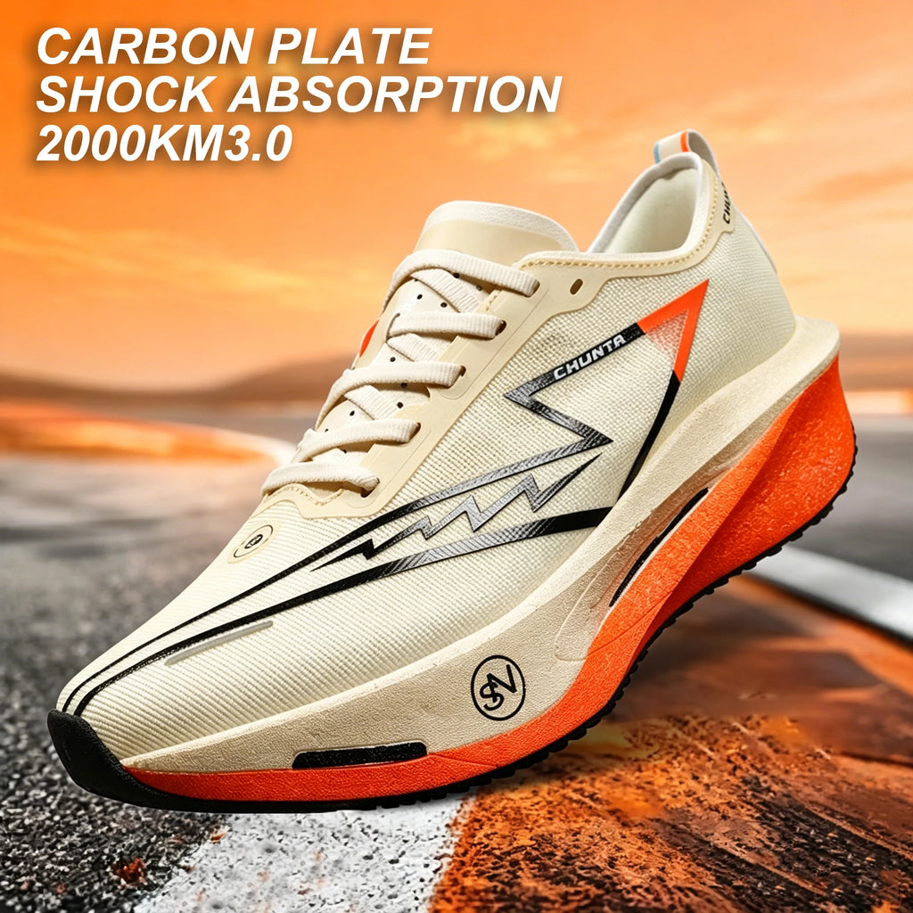 Men Running Shoes Carbon Board Marathon Speciality Sports Breathable Lightweight Women's Comfortable Athletic Sneakers