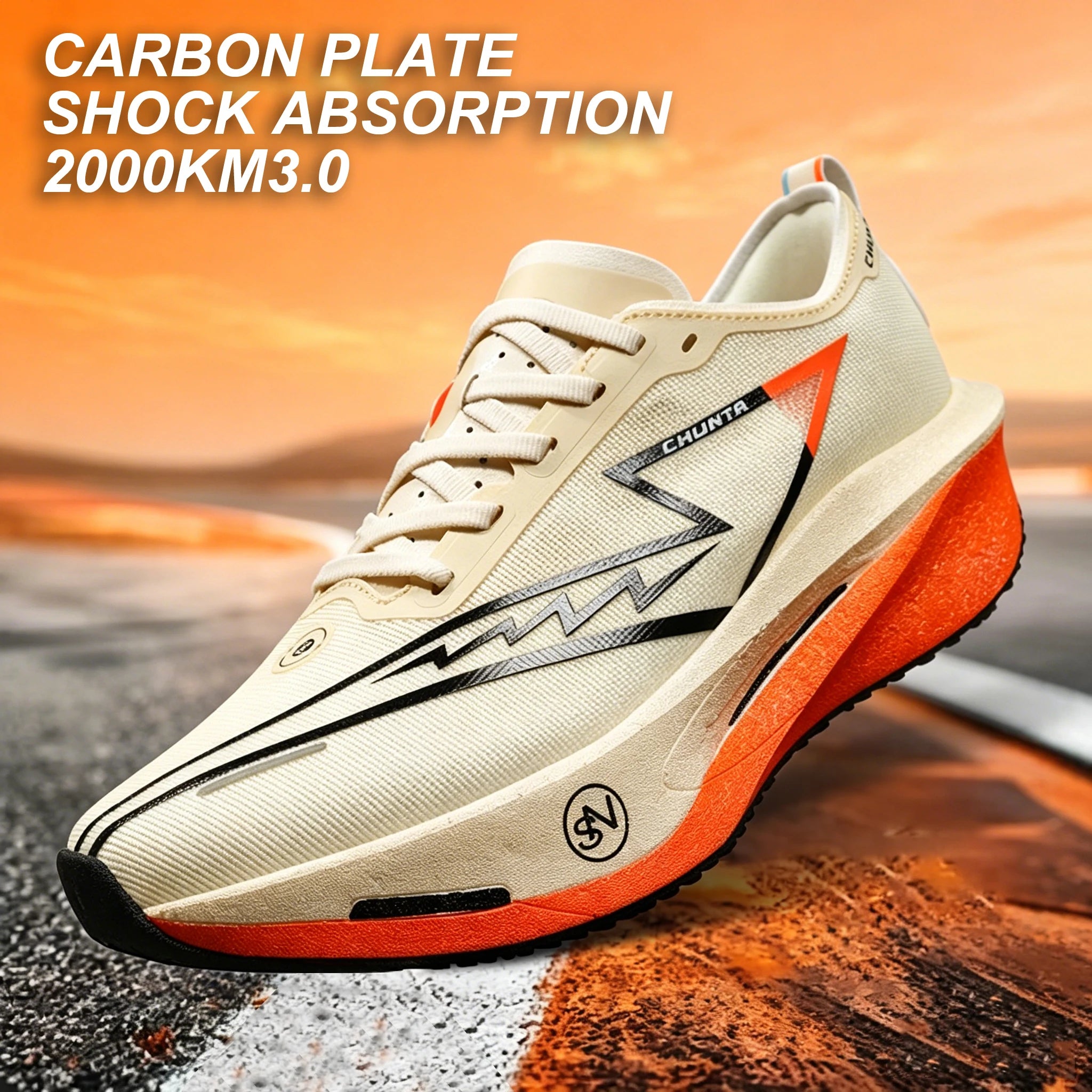 Men Running Shoes Carbon Board Marathon Speciality Sports Breathable Lightweight Women's Comfortable Athletic Sneakers