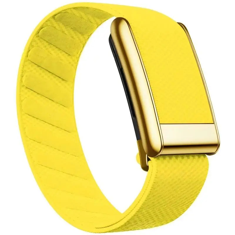Whoop 5.0/MG Replacement Wristband New Model Waterproof Nylon Braided Sports Band Glossy Surface Metal U-Fit