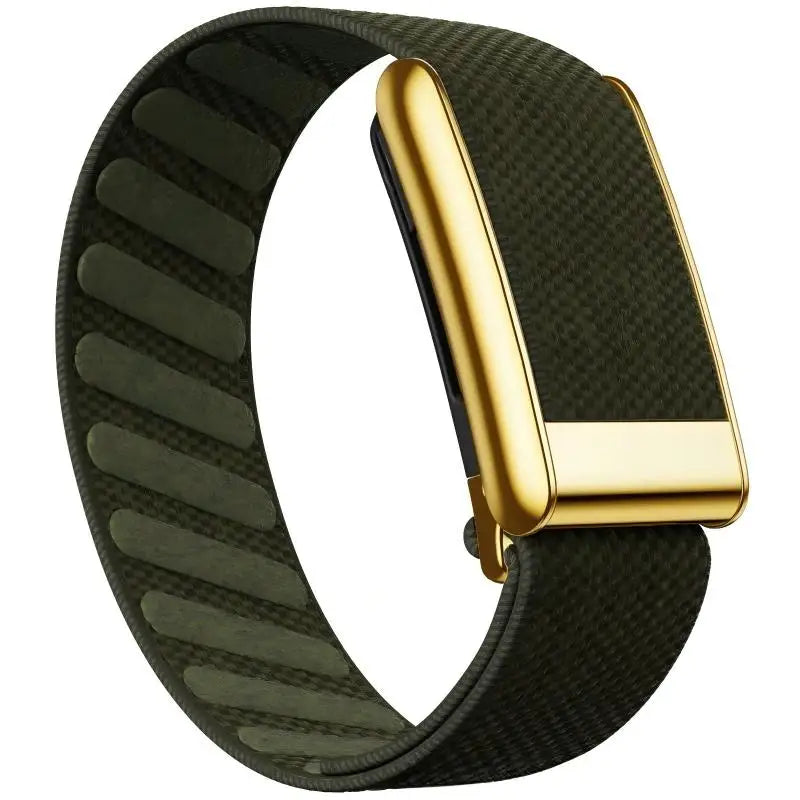 Whoop 5.0/MG Replacement Wristband New Model Waterproof Nylon Braided Sports Band Glossy Surface Metal U-Fit