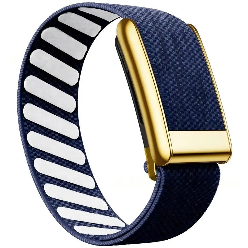 Whoop 5.0/MG Replacement Wristband New Model Waterproof Nylon Braided Sports Band Glossy Surface Metal U-Fit
