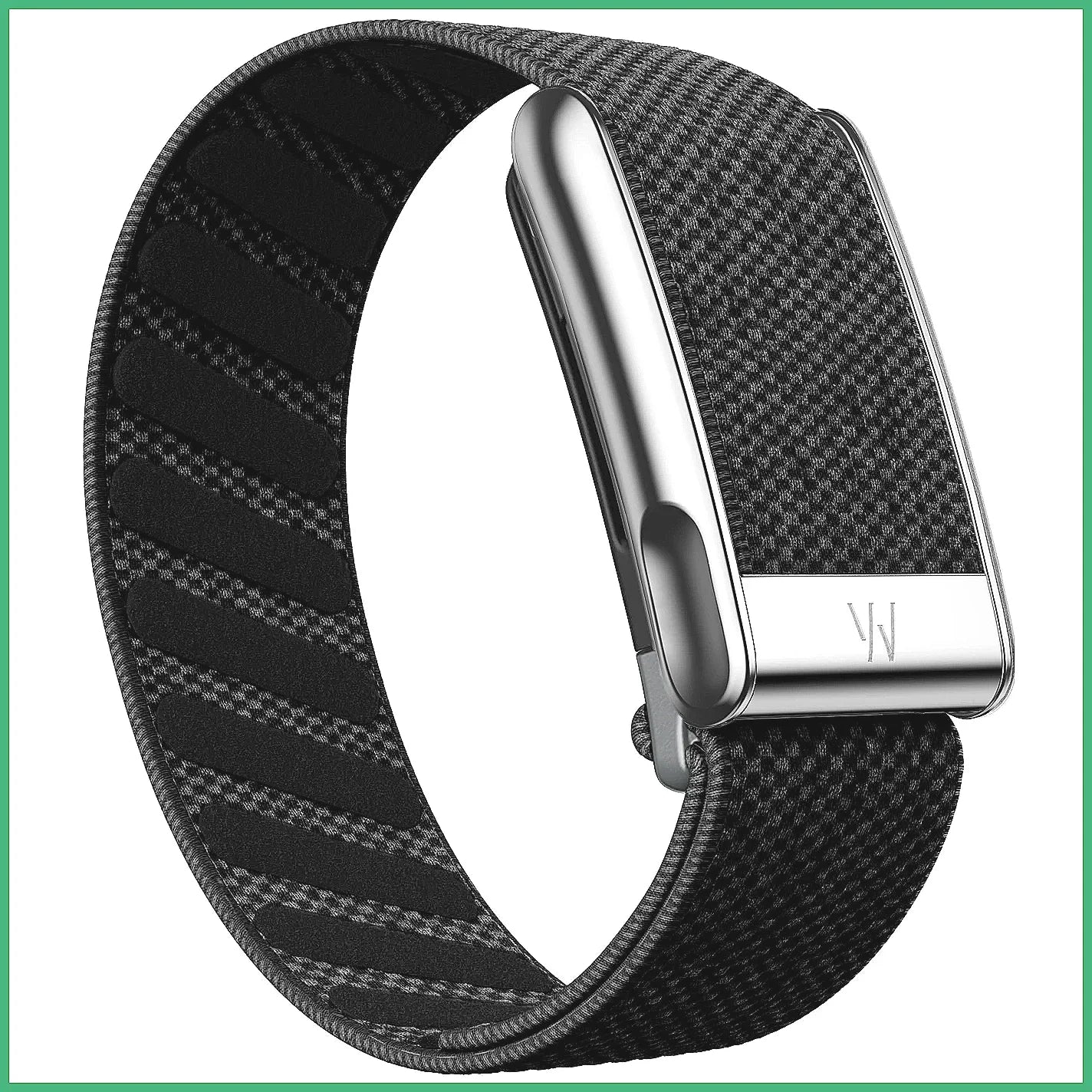 Whoop 5.0/PEAK/LIFE Nylon Sports Strap with Silver Metal Frame & Letter Engraving
