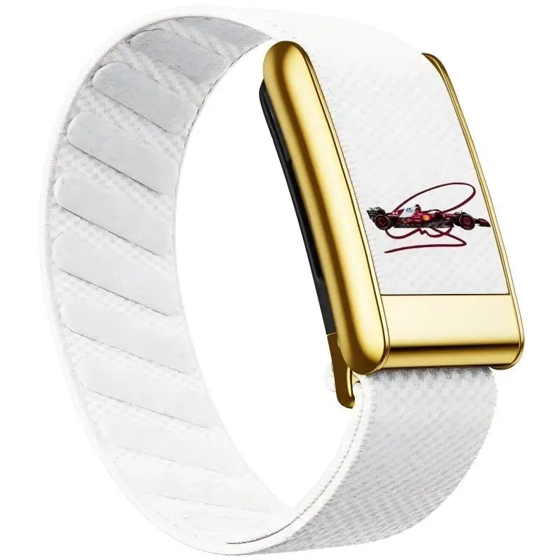 Whoop 5.0/MG Replacement Wristband New Model Waterproof Nylon Braided Sports Band Glossy Surface Metal U-Fit