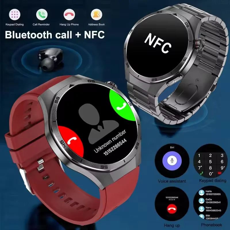 2026 New Health Check Care Smart Watch for Man ECG+PPG Accurate Uric Acid Blood Pressure Body Fat Fitness Waterproof Smart Watch