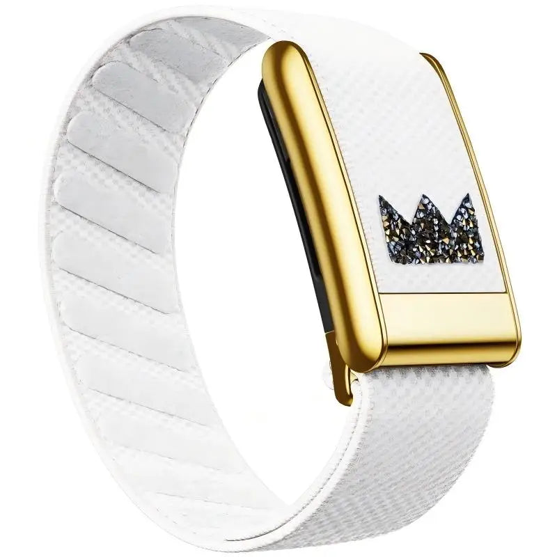 Whoop 5.0/MG Replacement Wristband New Model Waterproof Nylon Braided Sports Band Glossy Surface Metal U-Fit