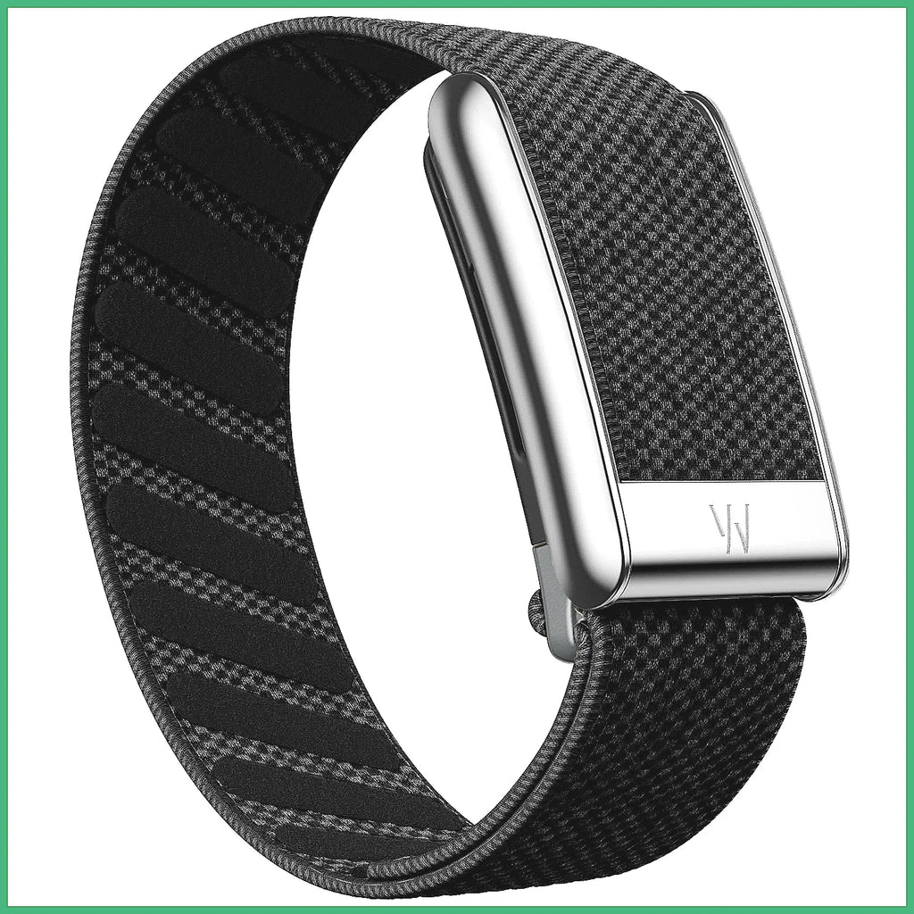 Whoop 5.0/PEAK/LIFE Nylon Sports Strap with Silver Metal Frame & Letter Engraving