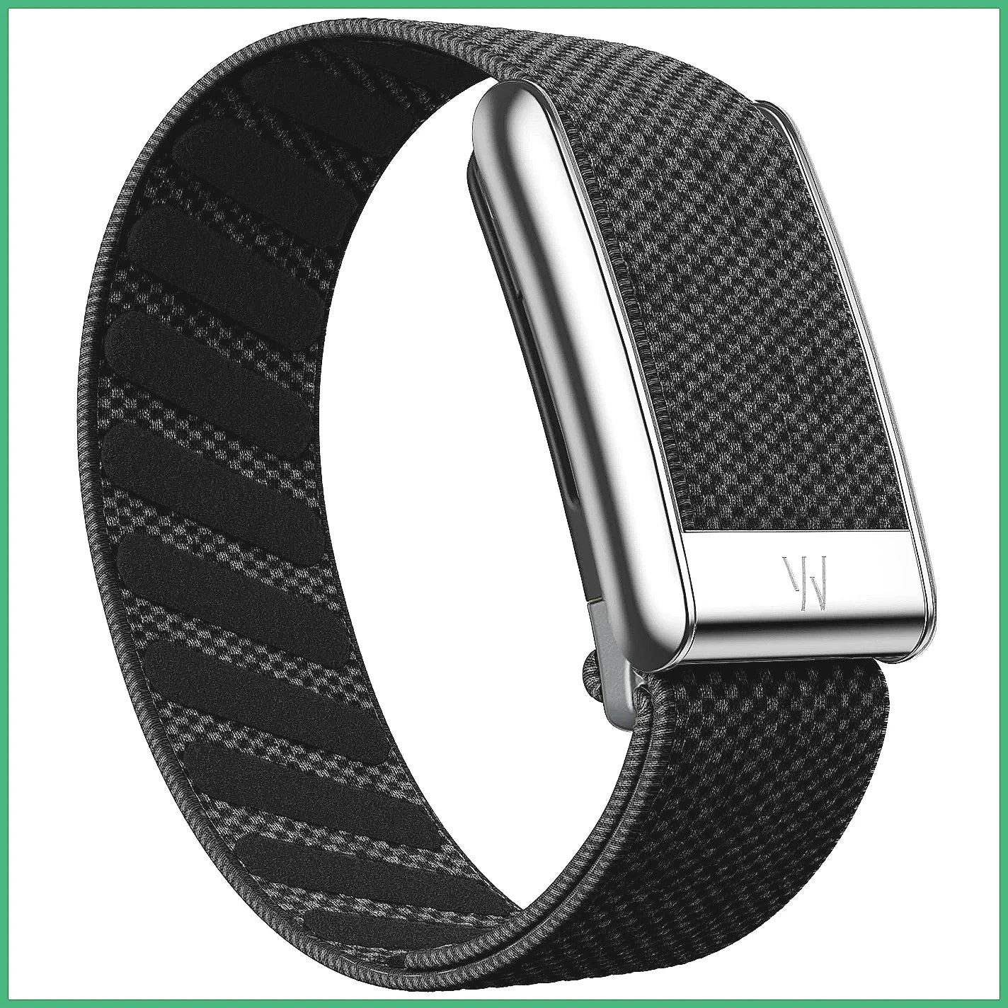 Whoop 5.0/PEAK/LIFE Nylon Sports Strap with Silver Metal Frame & Letter Engraving