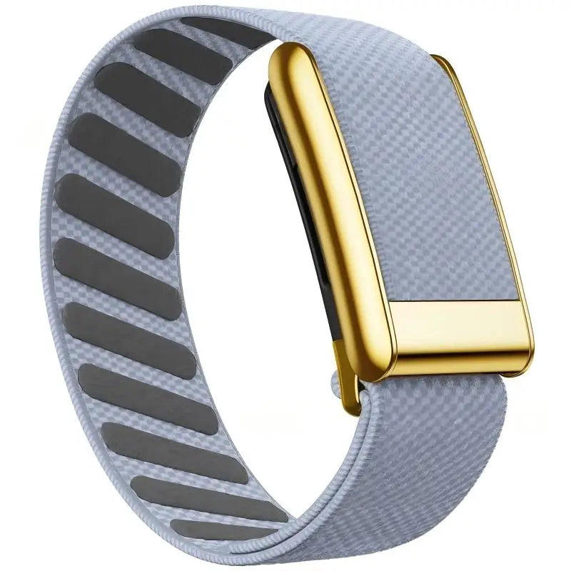 Whoop 5.0/MG Replacement Wristband New Model Waterproof Nylon Braided Sports Band Glossy Surface Metal U-Fit