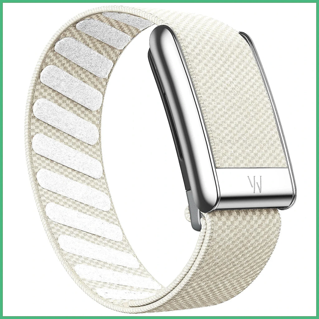 Whoop 5.0/PEAK/LIFE Nylon Sports Strap with Silver Metal Frame & Letter Engraving