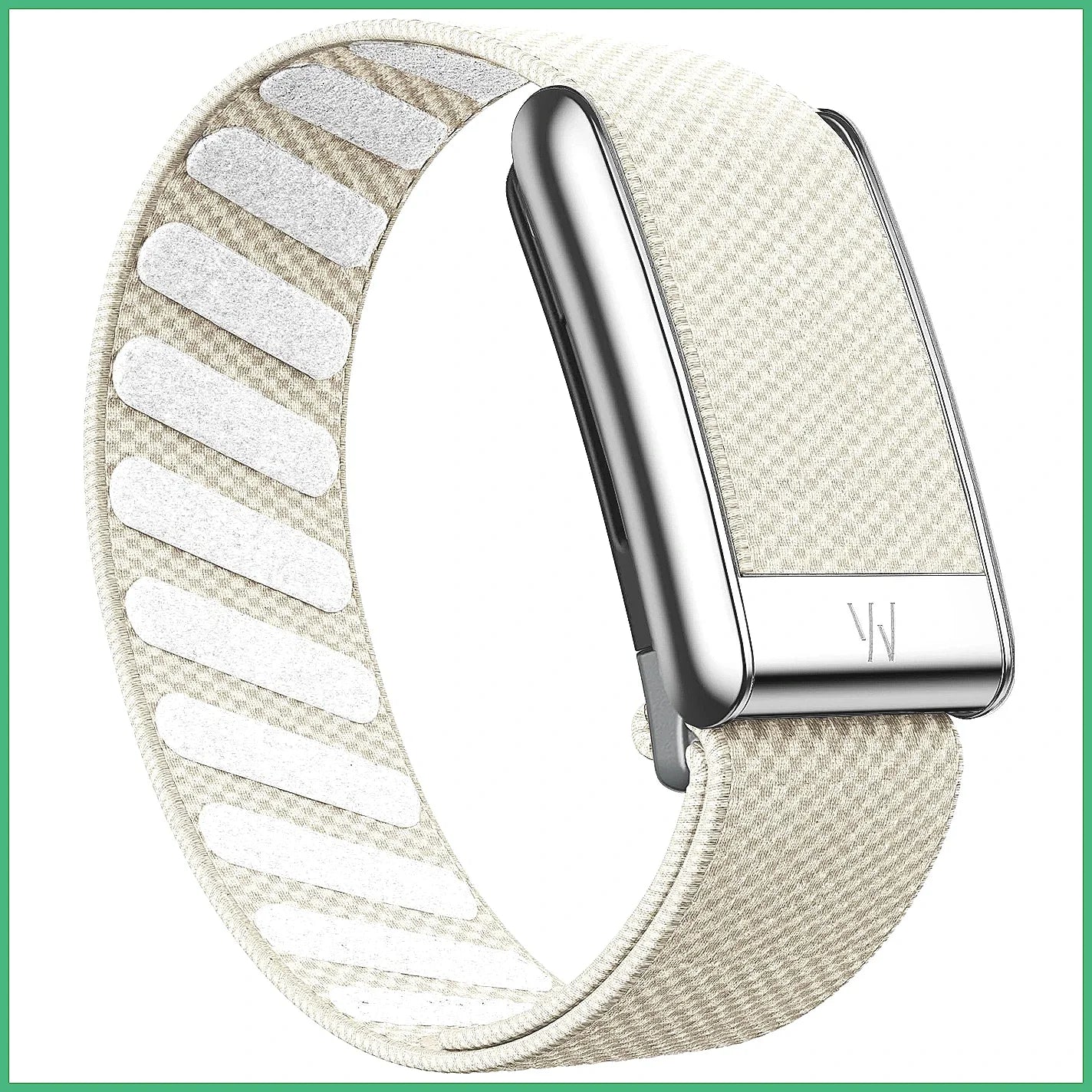 Whoop 5.0/PEAK/LIFE Nylon Sports Strap with Silver Metal Frame & Letter Engraving