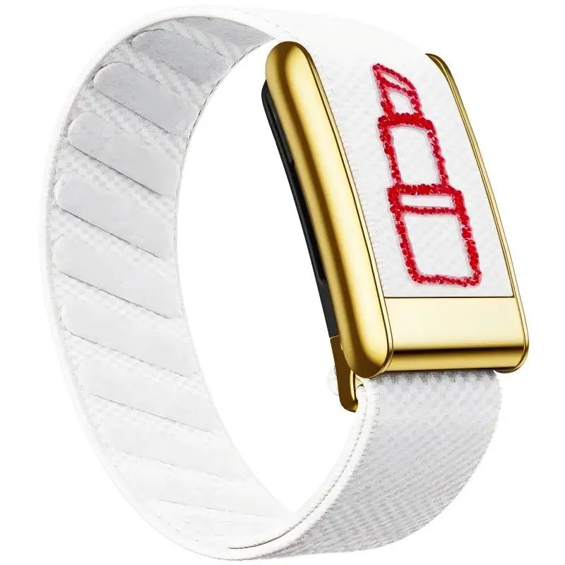 Whoop 5.0/MG Replacement Wristband New Model Waterproof Nylon Braided Sports Band Glossy Surface Metal U-Fit