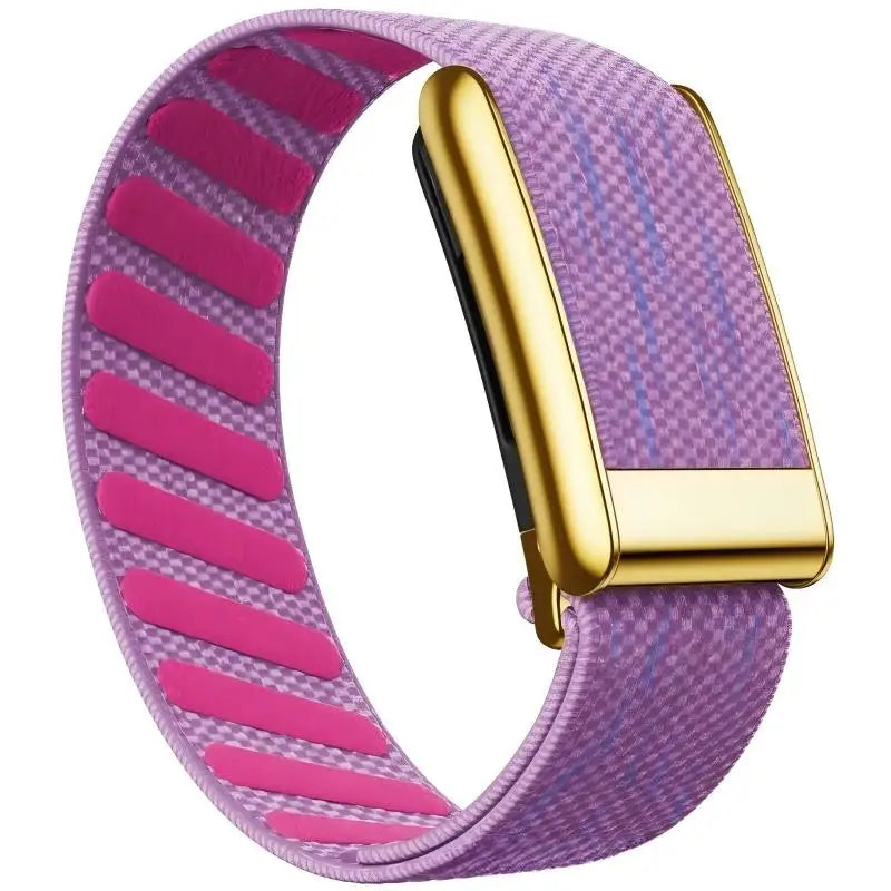 Whoop 5.0/MG Replacement Wristband New Model Waterproof Nylon Braided Sports Band Glossy Surface Metal U-Fit