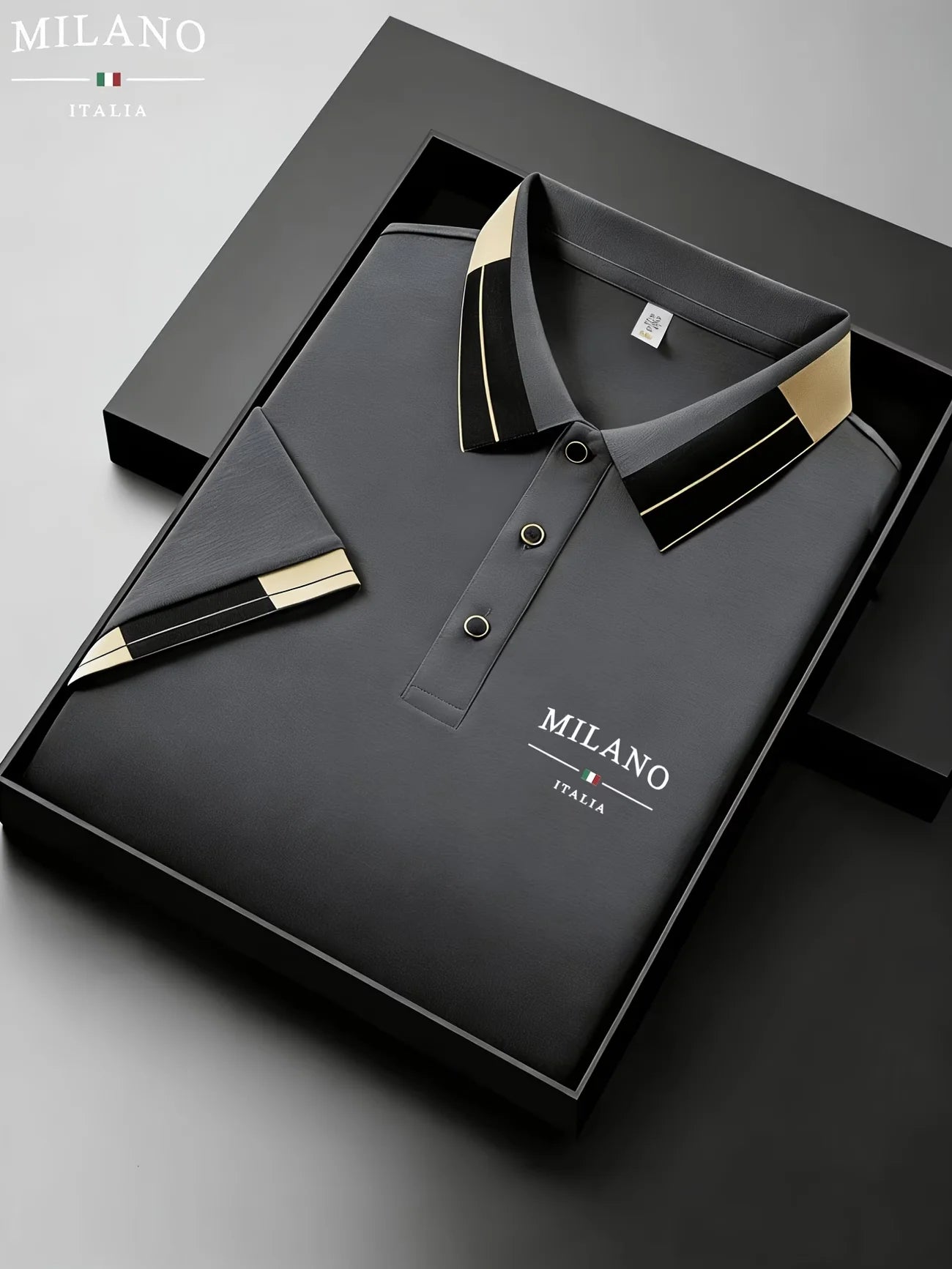 Men's Summer Business Casual Polo Shirt Short Sleeve Flip Collar Breathable T-Shirt Comfortable Lightweight Fashion Top