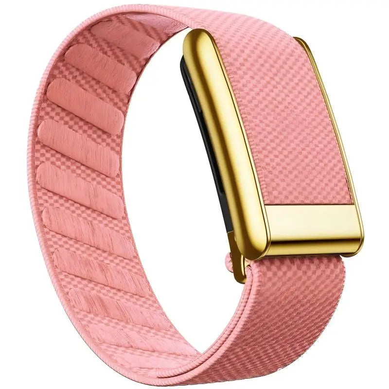Whoop 5.0/MG Replacement Wristband New Model Waterproof Nylon Braided Sports Band Glossy Surface Metal U-Fit