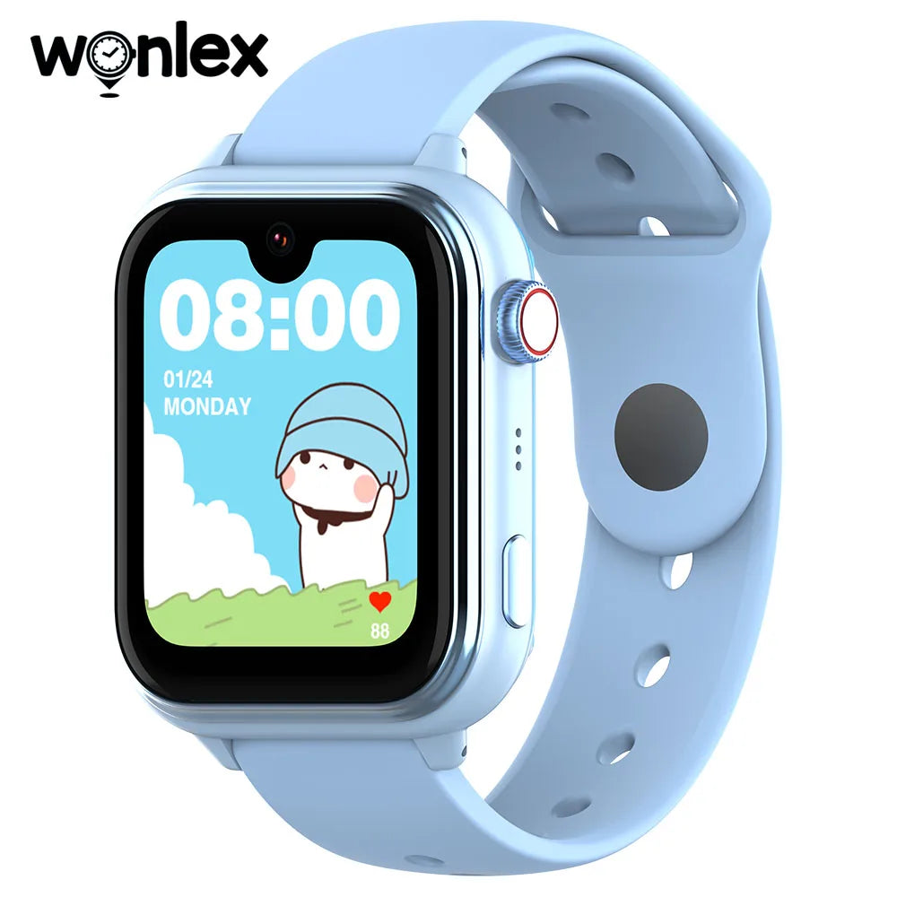 Wonlex KT37 Children Smart Watch 4G WiFi Position Tracker AI Voice Assistant GPS Watch Video Call SOS Game Kids Smart Watch 2025