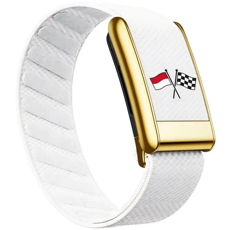 Whoop 5.0/MG Replacement Wristband New Model Waterproof Nylon Braided Sports Band Glossy Surface Metal U-Fit