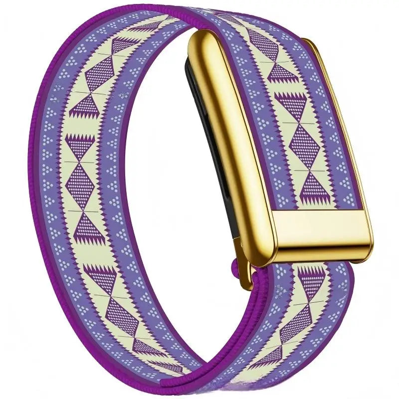 Whoop 5.0/MG Replacement Wristband New Model Waterproof Nylon Braided Sports Band Glossy Surface Metal U-Fit