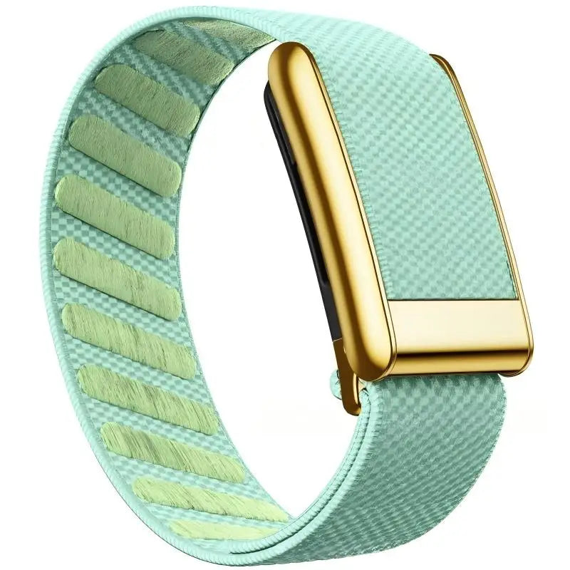 Whoop 5.0/MG Replacement Wristband New Model Waterproof Nylon Braided Sports Band Glossy Surface Metal U-Fit